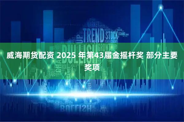 威海期货配资 2025 年第43届金摇杆奖 部分主要奖项